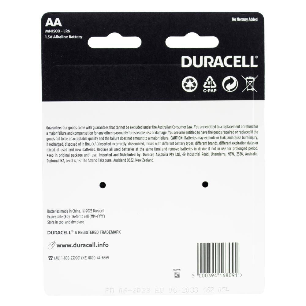 Duracell 28pc Duracell AA Size 1.5V Alkaline Battery Pack Single-Use Batteries (2 Pack) — image 3