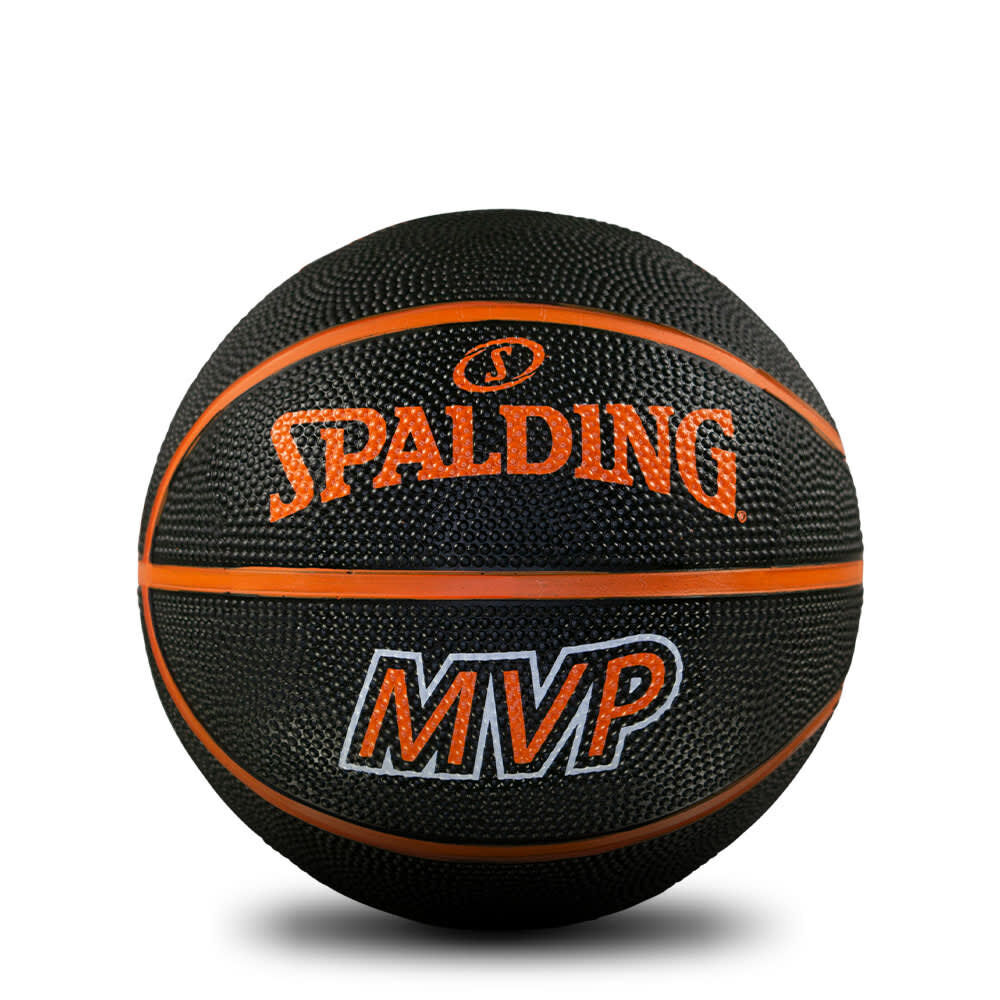 Spalding MVP Mini Indoor/Outdoor All Surface Rubber Basketball Size 1 Black (3 Pack) — image 2