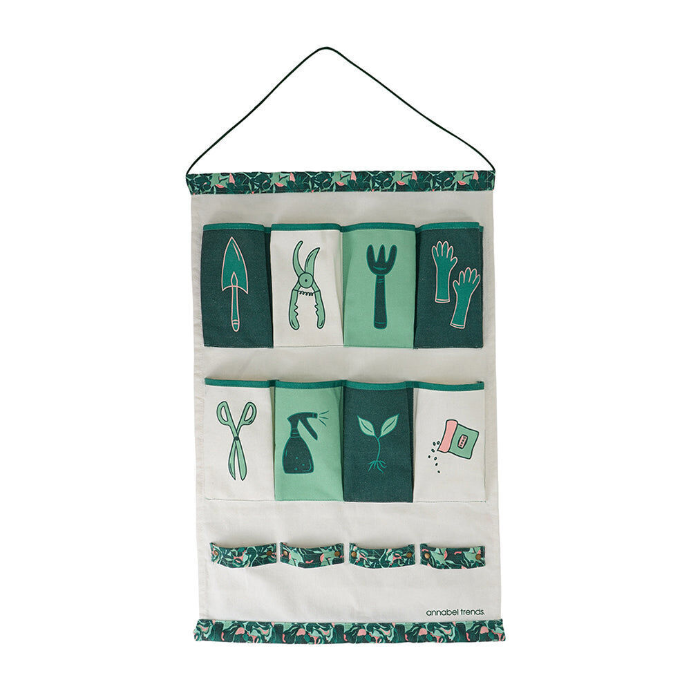 Annabel Trends Hanging Garden Tool Organiser Storage Cotton Canvas 71x48cm (2 Pack) — image 2