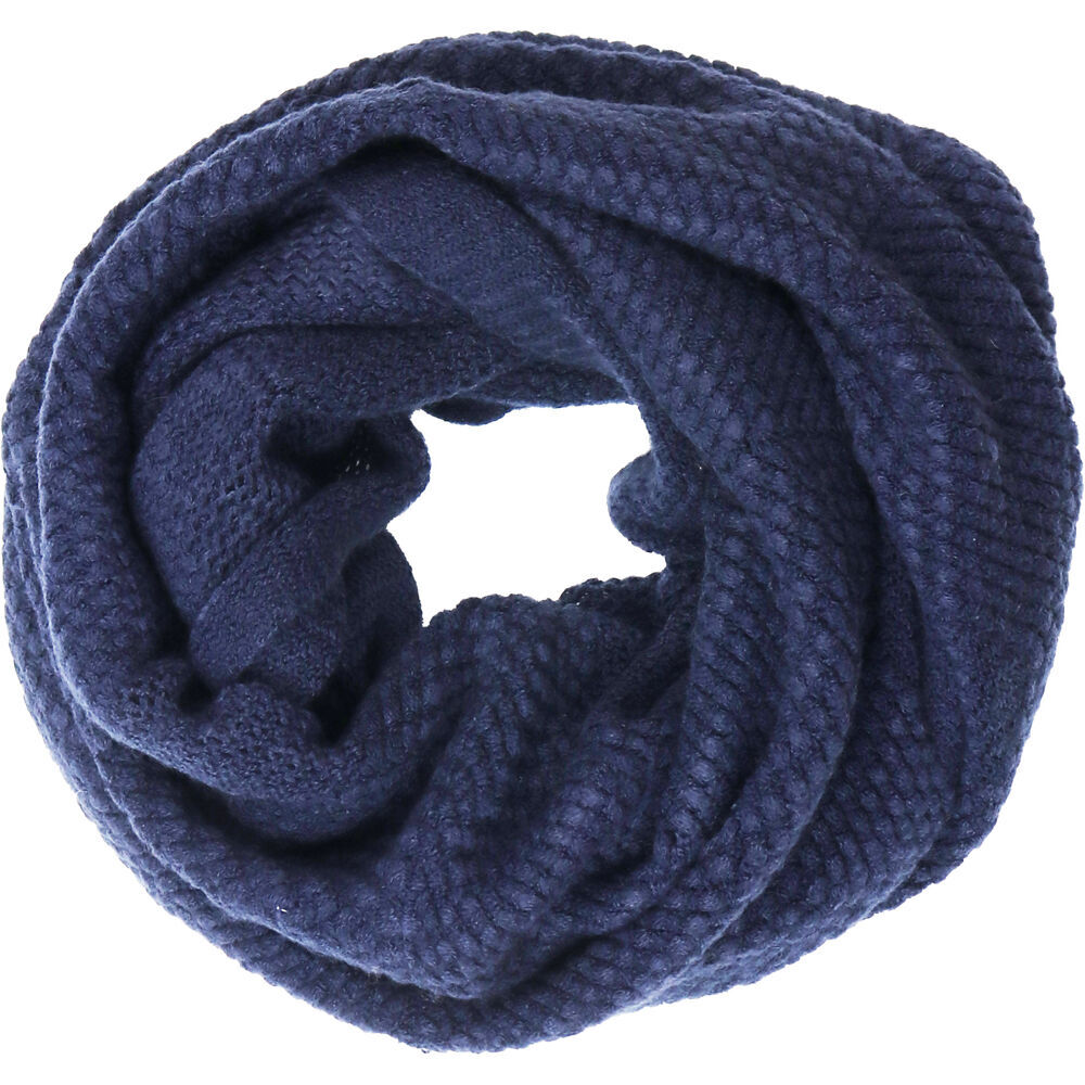 Wicked Sista Acrylic Pattern Knit Snood Winter Neck Warmer One Size Navy (2 Pack) — image 2