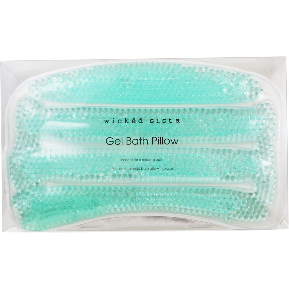 Wicked Sista Gel Bead Back/Neck Support Bath Pillow w/ Suction Cups — image 2