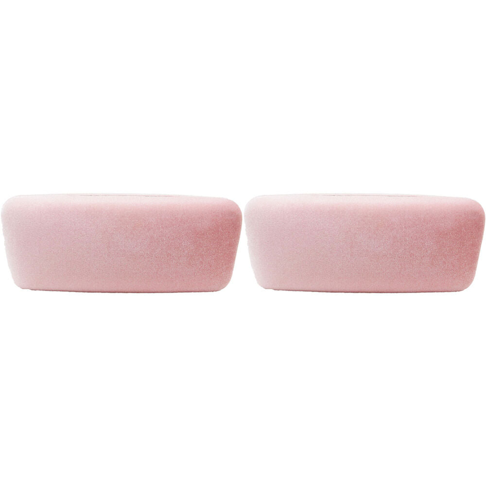 Wicked Sista 16x7cm Pink Velvet Polyester Eyewear Storage Travel Case Holder (2 Pack)