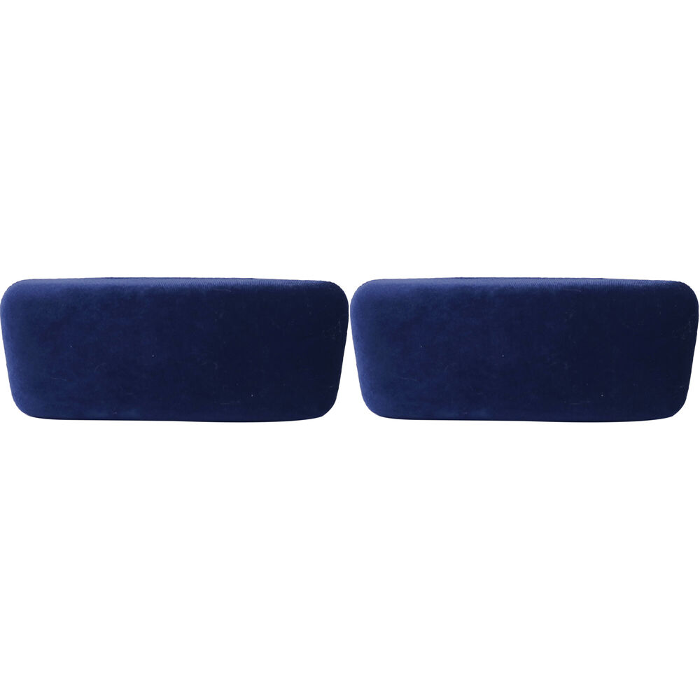 Wicked Sista 16x7cm Navy Velvet Polyester Eyewear Storage Travel Case Holder (2 Pack)