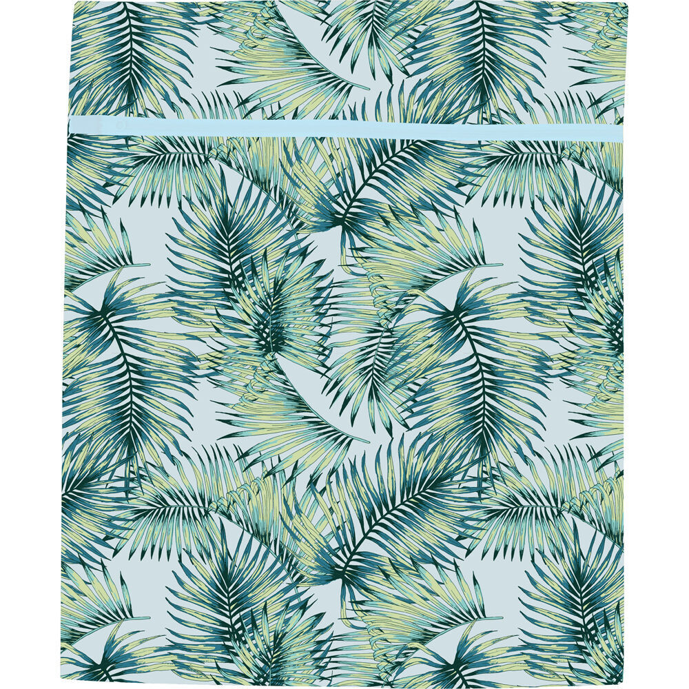 Wicked Sista Tropical Leaves Delicate Laundry Mesh Wash Bag w/Zip Lock 40x50 (2 Pack) — image 2