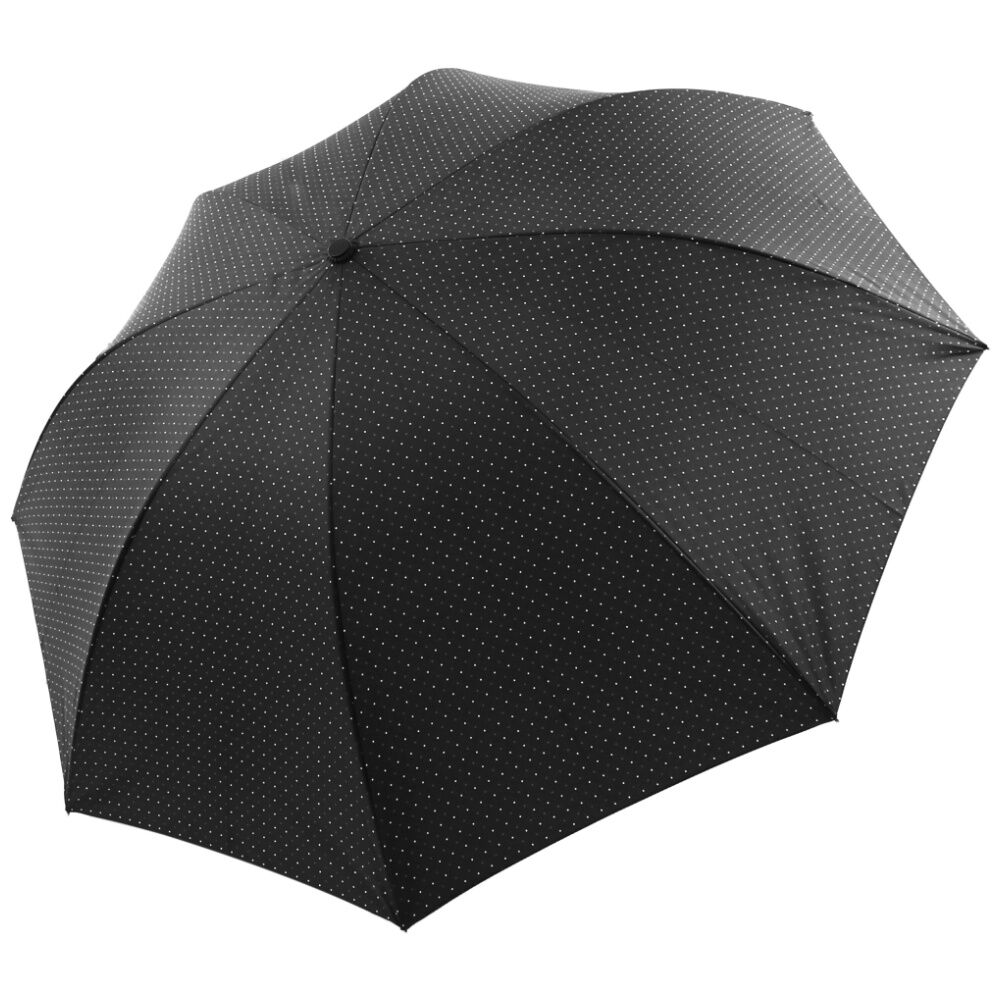 Wicked Sista Compact Umbrella Mini Dot Polyester Manual Opening - Black/White — image 2