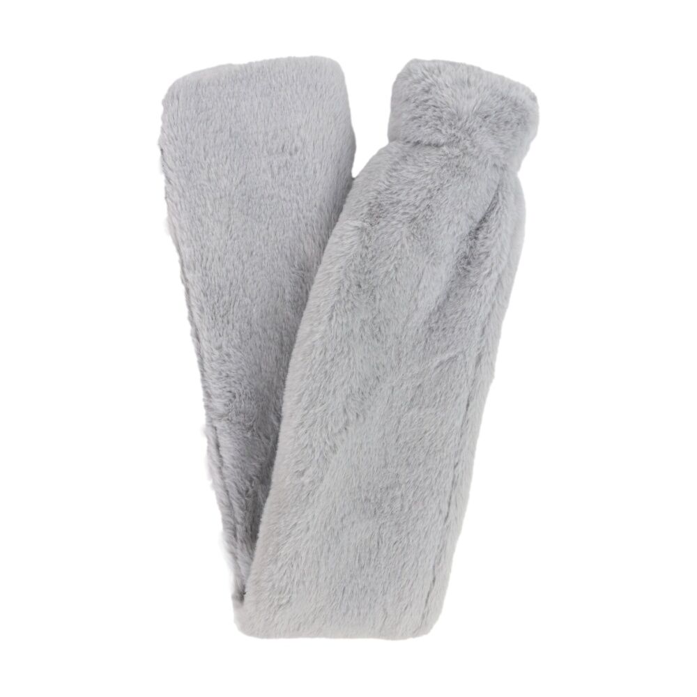 Wicked Sista Long Hot Water Bottle Faux Fur With Cover - Grey — image 2