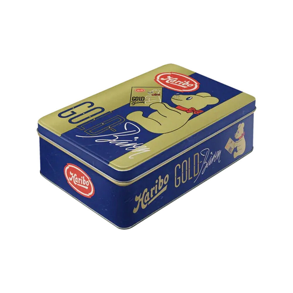 Nostalgic-Art Vintage Haribo Goldbaren Flat Storage Tin/Decoration 23x16x7cm (2 Pack) — image 2