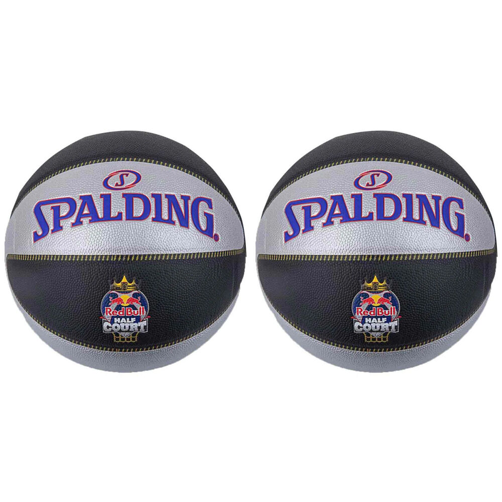 Spalding Red Bull Official TF-33 Indoor/Outdoor Game Basketball Size 7 (2 Pack)
