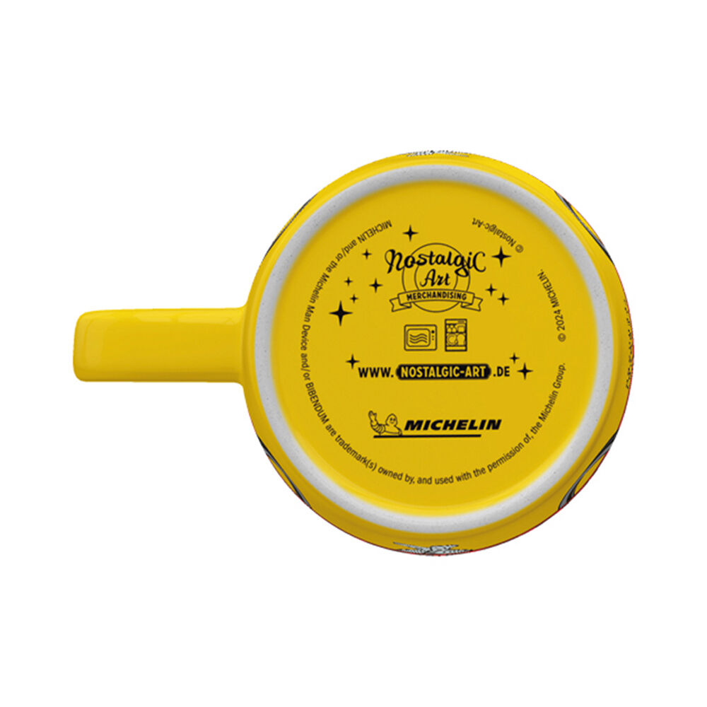 Nostalgic-Art Ceramic Coffee/Tea Mug Michelin Tyres Bibendum 9x9cm Yellow — image 5