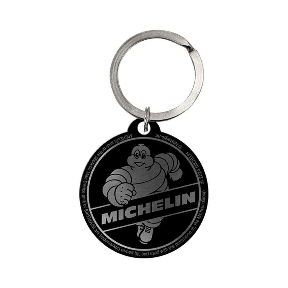 Nostalgic-Art Stainless Steel Keyring/Keychain Round 7.5x4cm Michelin Vintage — image 5