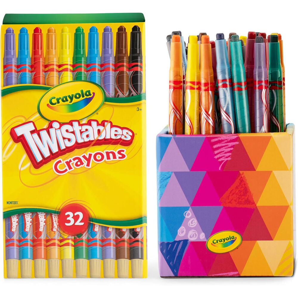 Crayola 32pc Crayola Twistables Crayons Share Pack Set Colouring Art Tools Kids 3y+ (2 Pack) — image 3