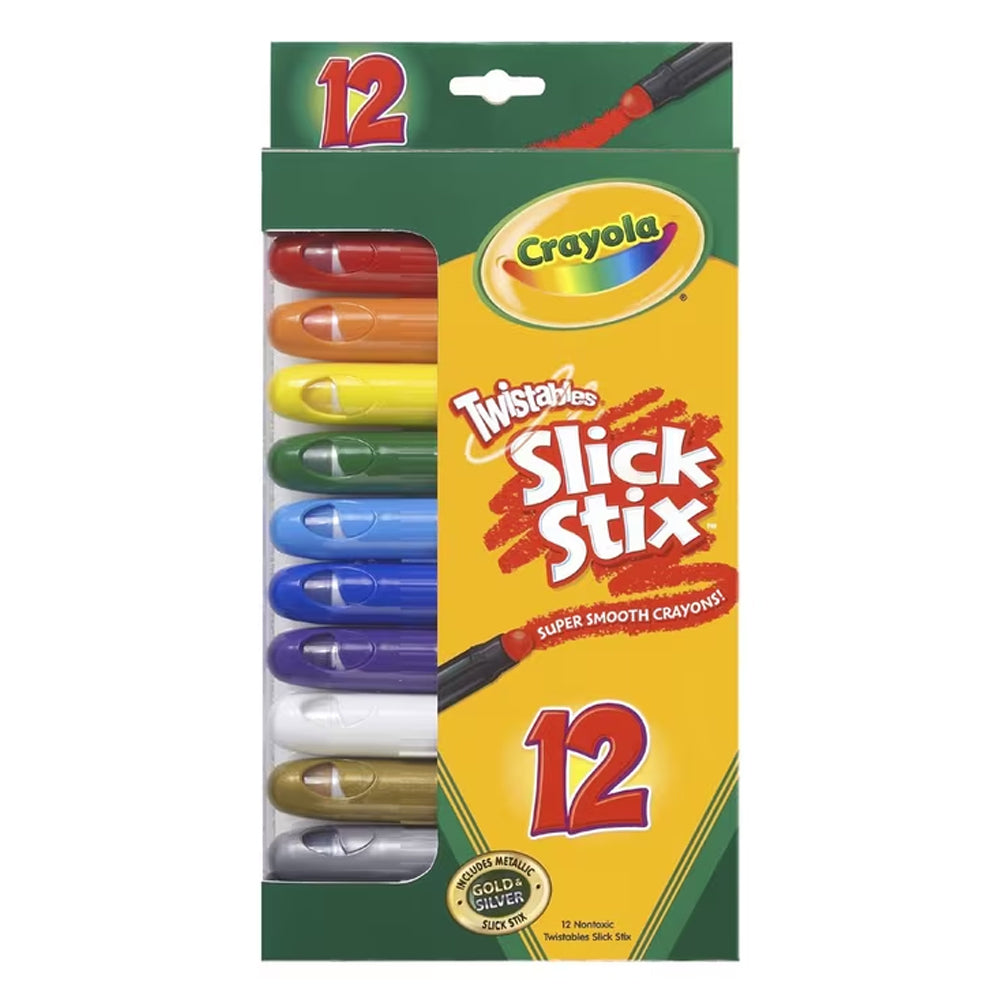 Crayola Kids/Childrens Creative Slick Stix Crayons 36m+ (24 Pieces) — image 2
