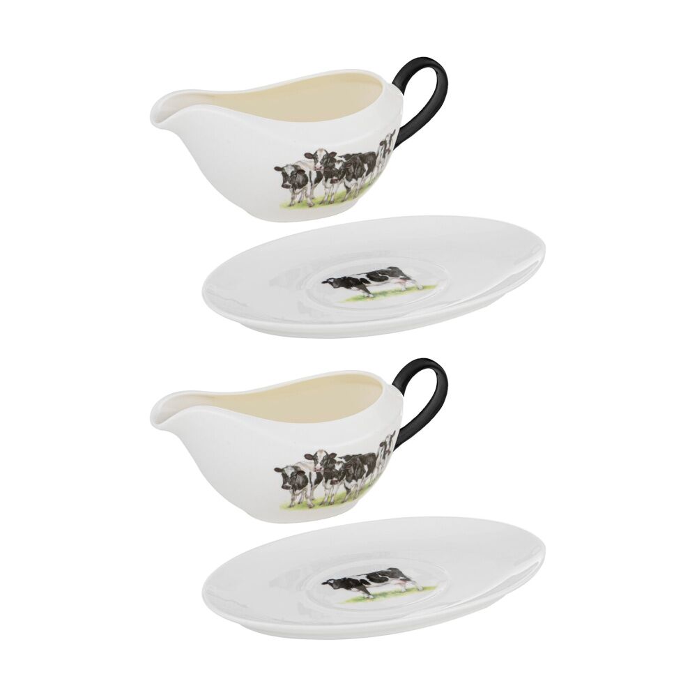 Ashdene Meet The Girls Gravy Boat & Saucer Serveware Set (2 Pack)
