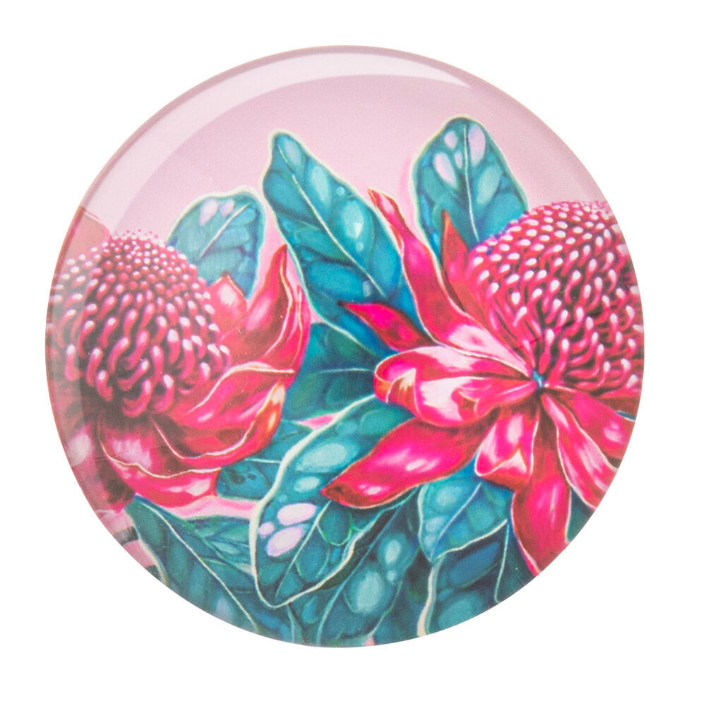 Ashdene 6pc Ashdene Native Flora Print Round Decorative Fridge Magnet Set 5cm Dia (2 Pack) — image 6