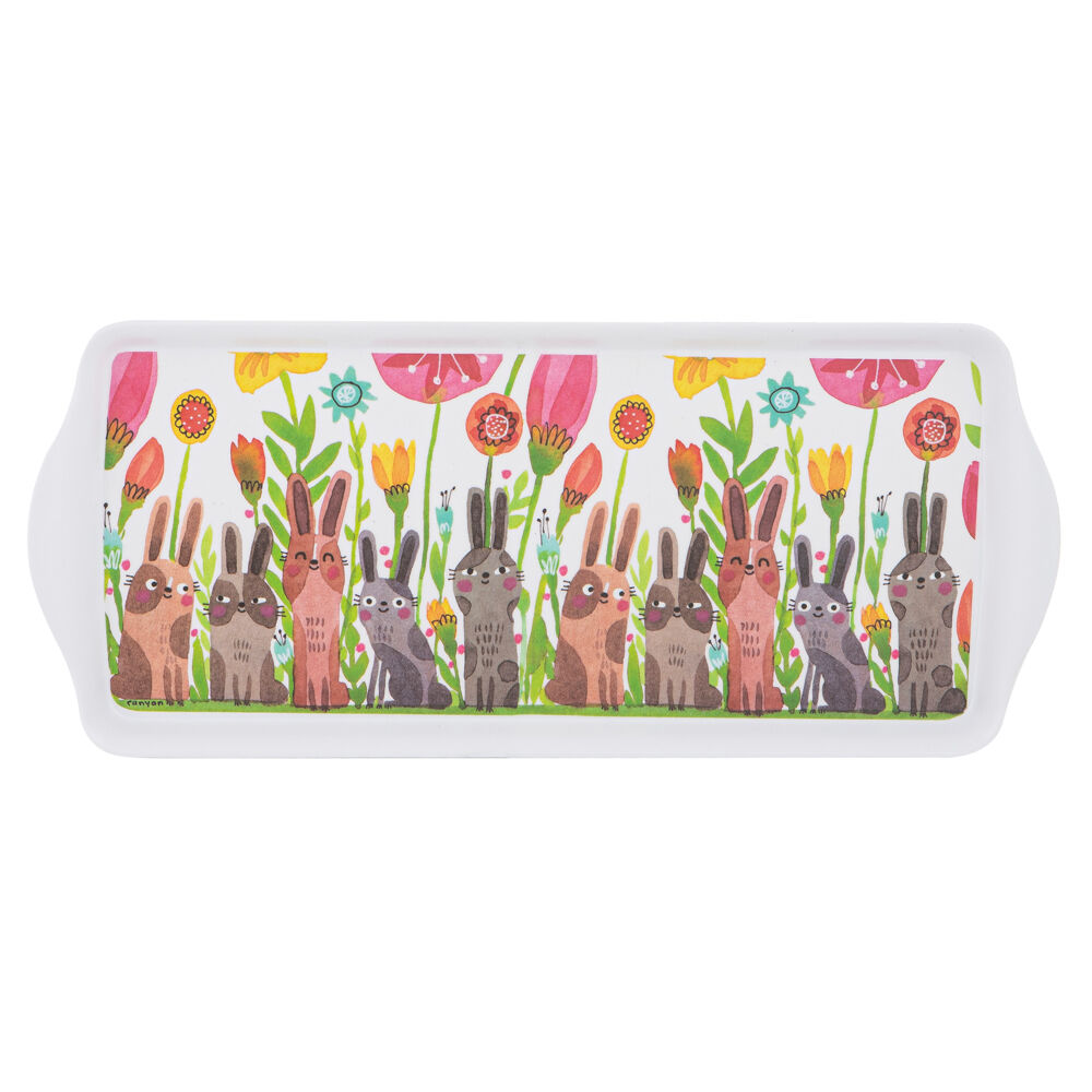 522434-ashdene-playful-bunnies-blooms-sandwich-dish-tray-serveware-38x16-5cm