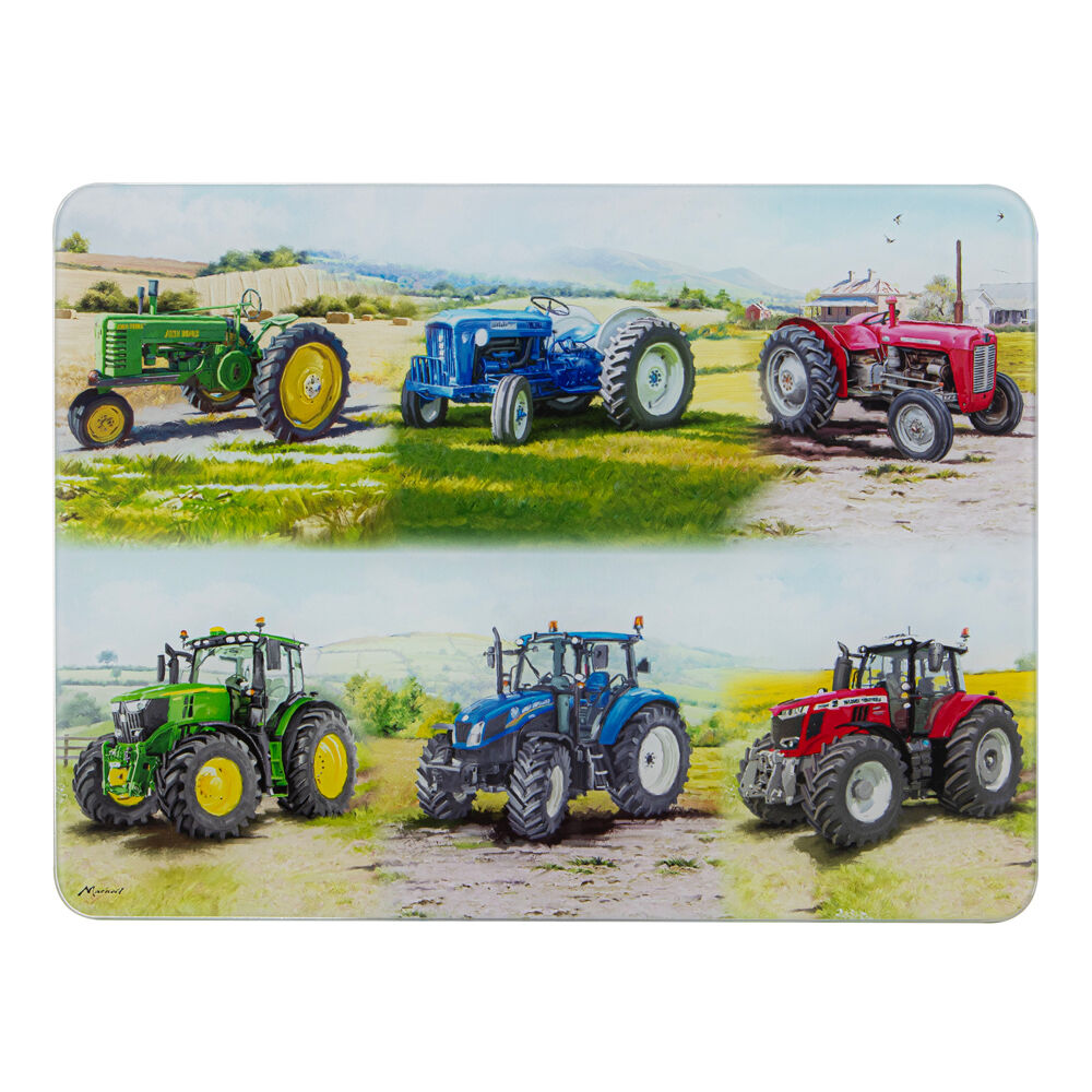 522445-ashdene-tractors-then-now-surface-protector-placemat-30x40cm-white