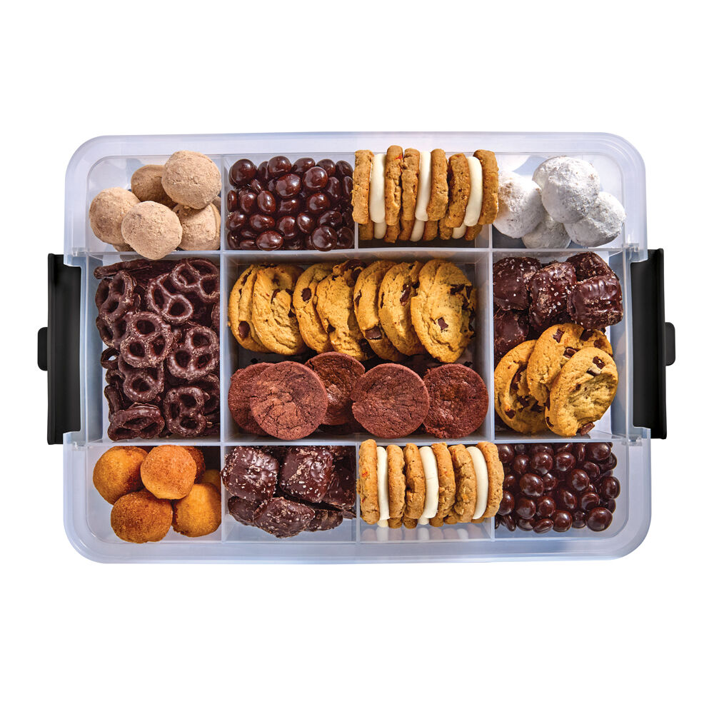Farberware SnackleBox Bamboo Storage Board and Box, 30x40.5cm Brown/Clear (2 Pack) — image 10