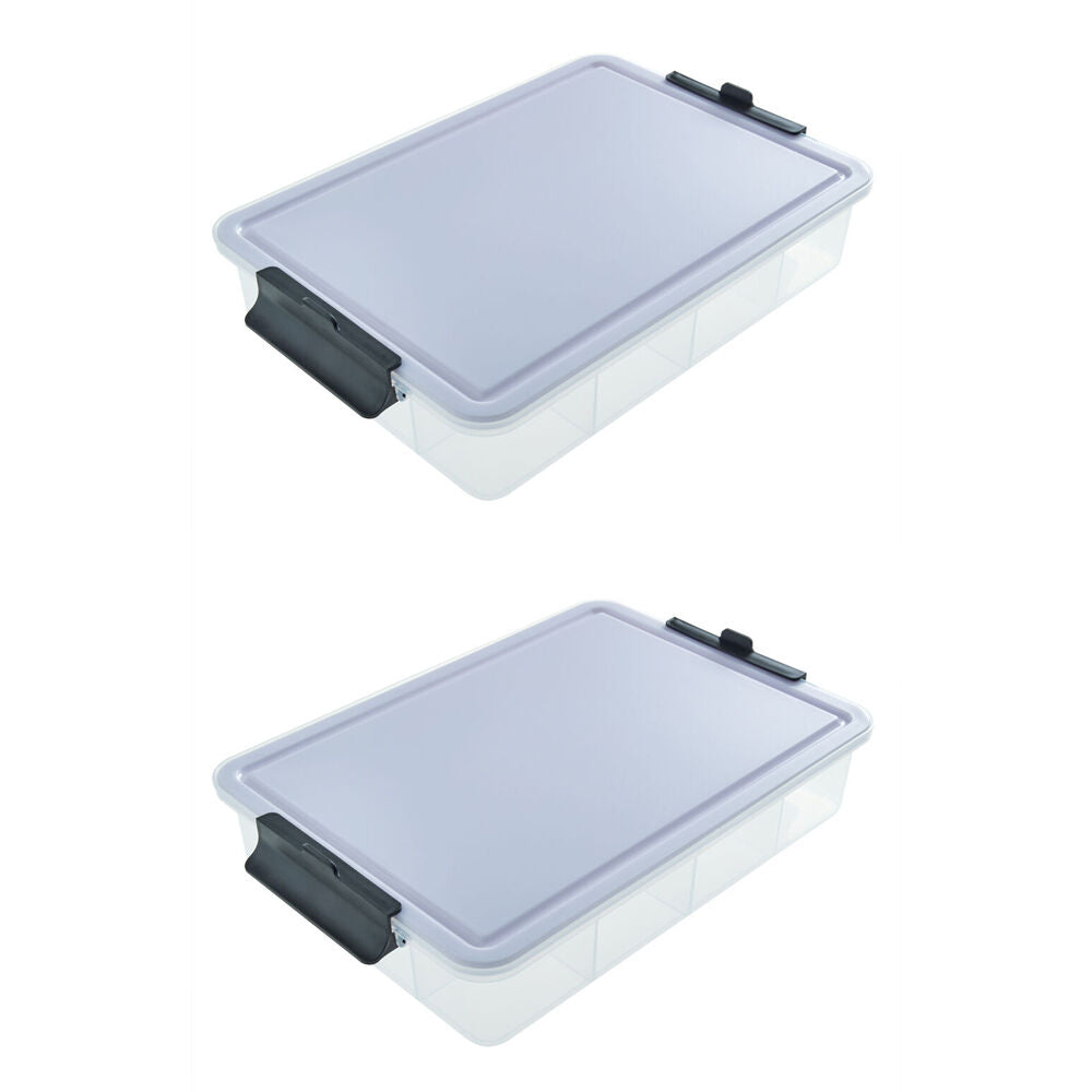 Farberware SnackleBox Polypropylene Board and Box 30x40.5cm White/Clear (2 Pack)