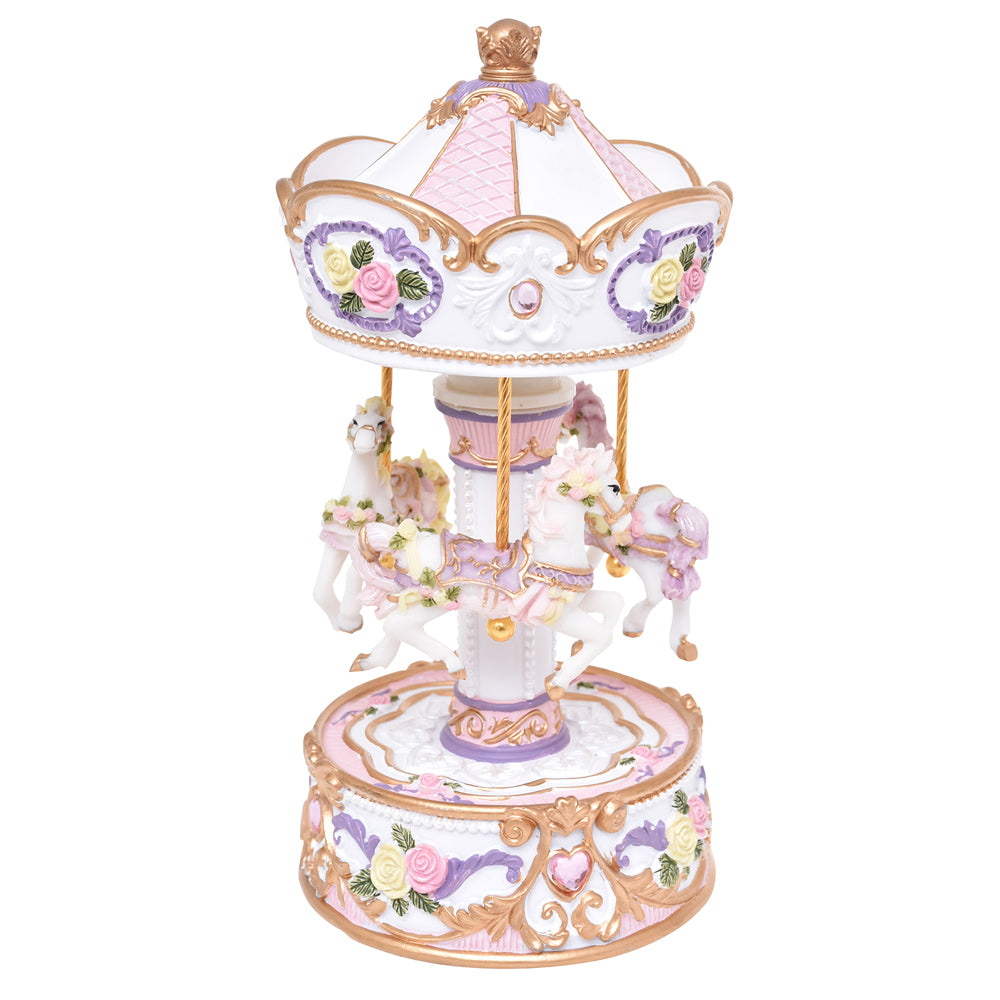 53275-gibson-gifts-classic-musical-carousel-medium-home-ornament-decor-18x8cm