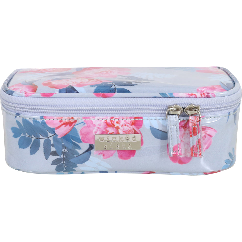 Wicked Sista Peony Blooms Women's Rectangle Brush Bag Cosmetic/Makeup Case (2 Pack) — image 2