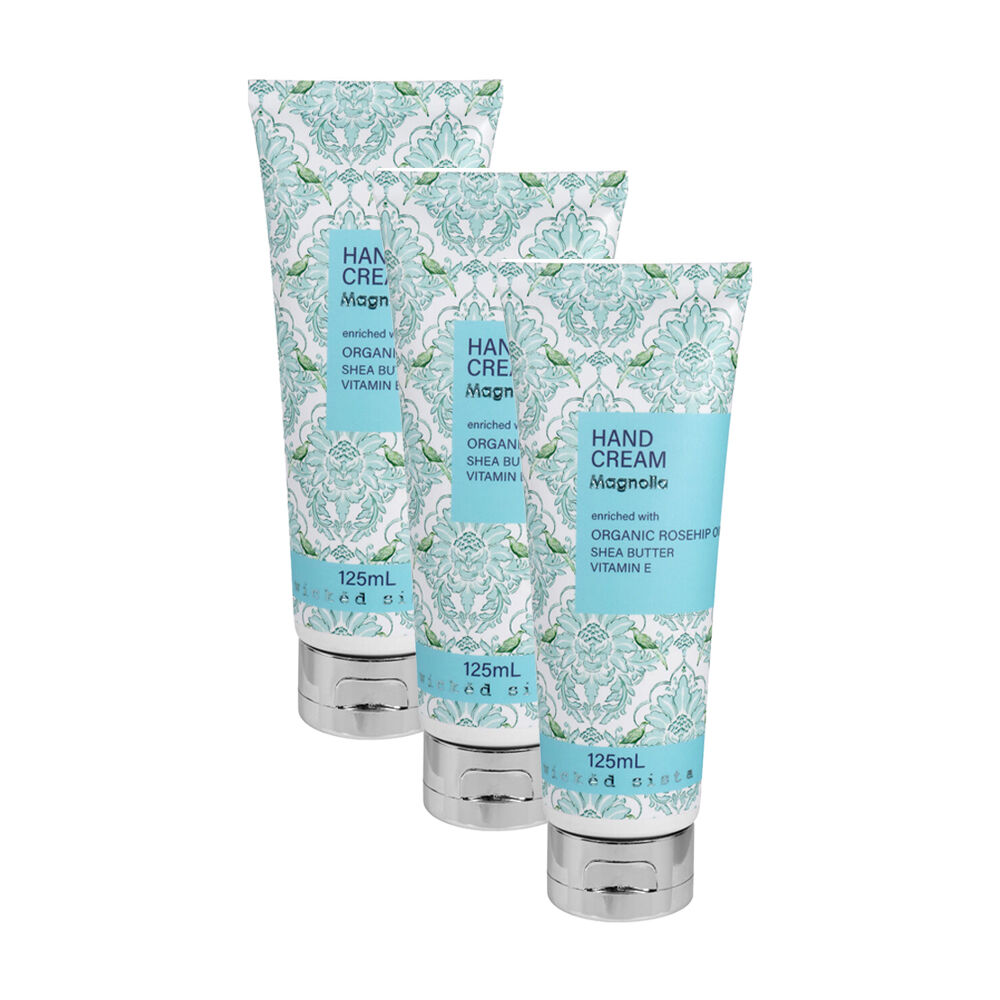 Wicked Sista Florence/Magnolia Scented Hand Moisturiser Cream 125mL (3 Pack)