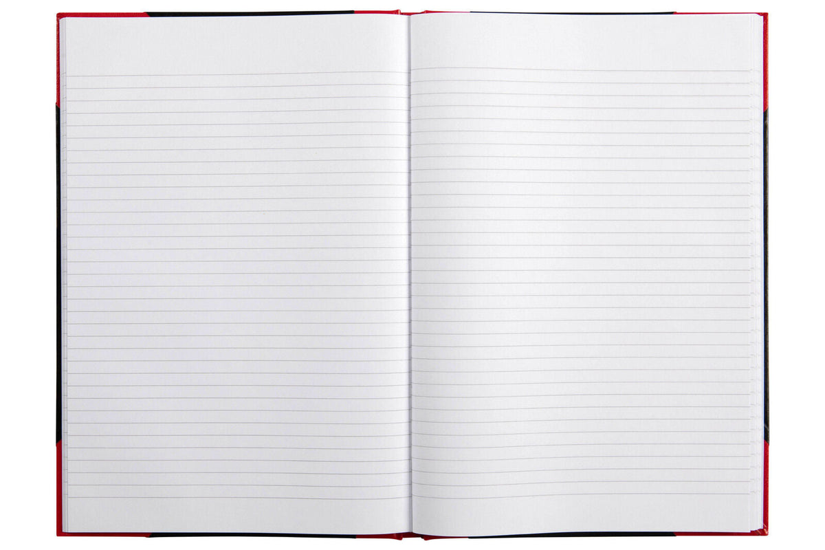 Spirax A4 Writing Notebook Office/School Stationery 200-Pages Black/Red (5 Pack) — image 3