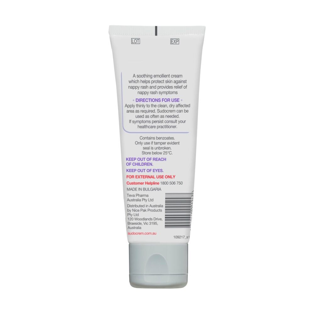 Sudocrem Healing Cream Soothe & Protect Baby Nappy Rash/Skin Irritation 100g (6 Pack) — image 3