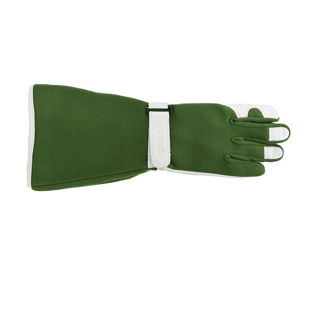 Annabel Trends Sprout Long Sleeve Garden Planting/Pruning Hand Gloves Olive (4 Pieces) — image 3