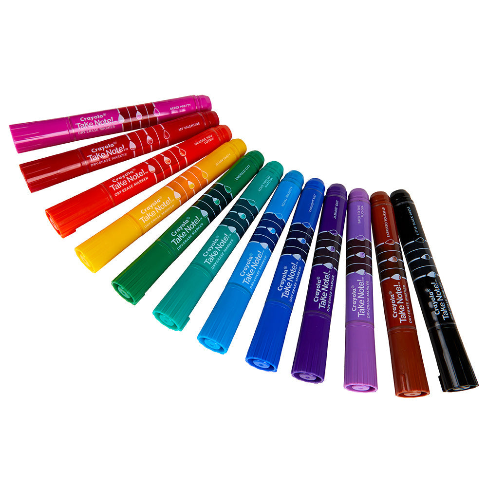 Crayola Take Note! Quick-Dry White Board Markers Chisel Tip Writing Pen (24 Pieces) — image 3