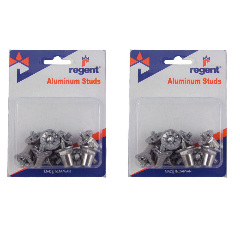 Regent 12pc Regent Aluminum Sporting Shoes Spare Replacement Studs Accessories 13mm (2 Pack)