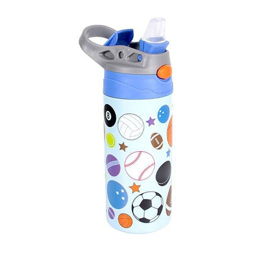Splash Kids's Insulated Drink Water Bottle w/ Flip-Top Lid 355ml Assorted (6 Pack) — image 2