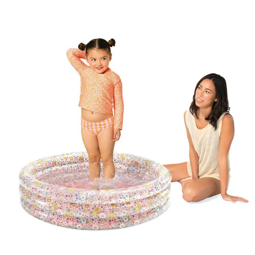 Intex Sweet Blossom Inflatable Baby/Kids Outdoor Swimming Splash Pool 1-3y+ (2 Pack) — image 5