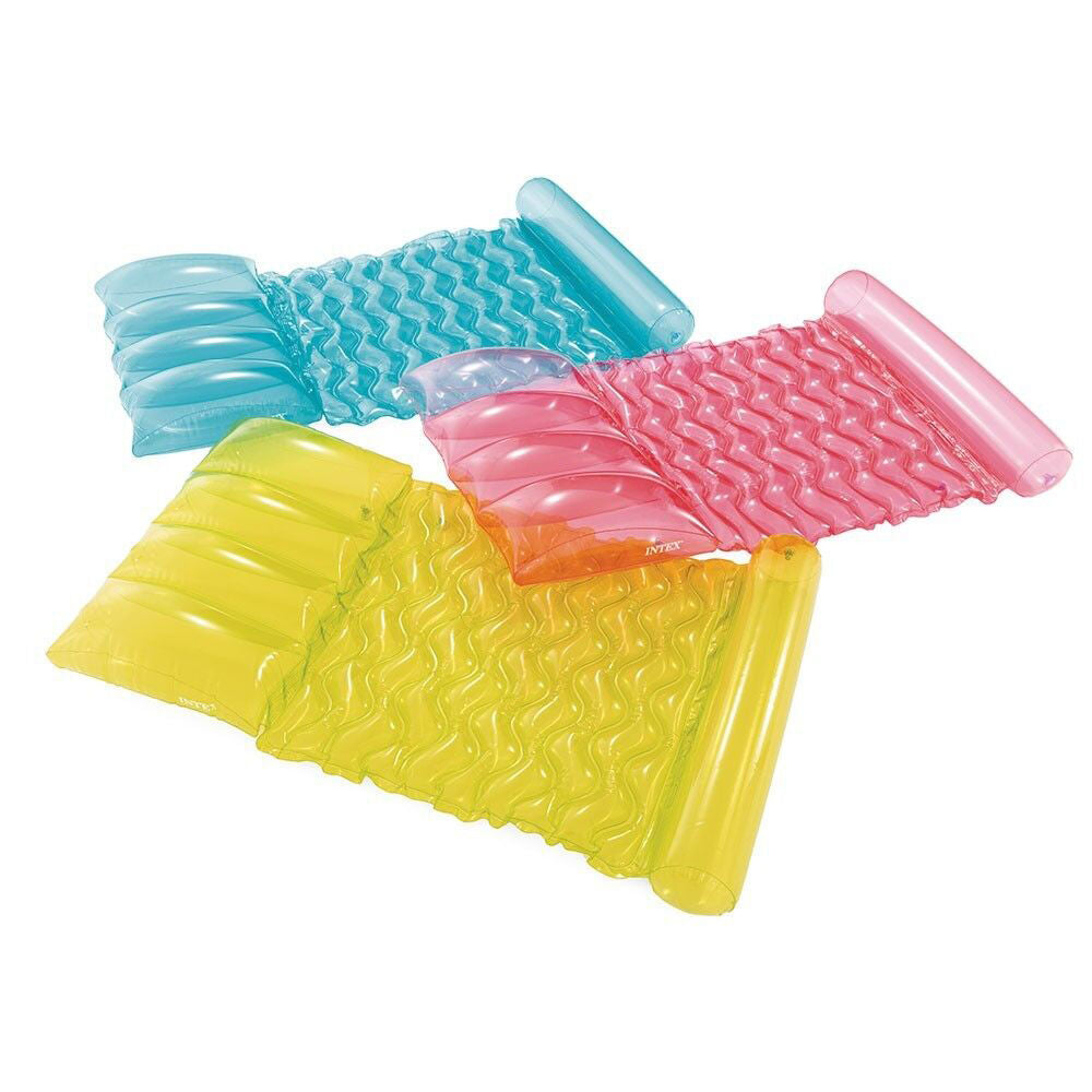 Intex Transparent Inflatable Floating Pool Hammock 1.73mx89cm - Assorted (2 Pack) — image 6