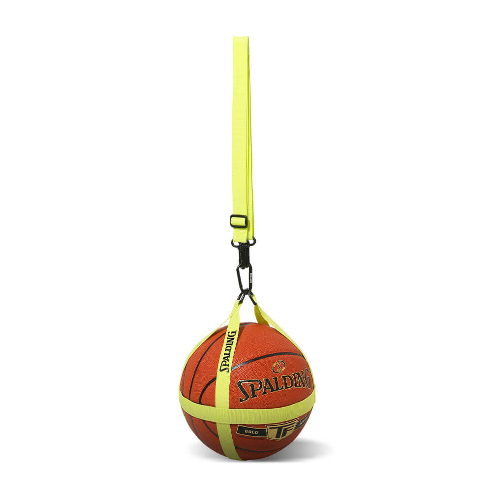 Spalding Basketball Harness Carrying Bag Clip Accessory Lime Green (2 Pack) — image 2
