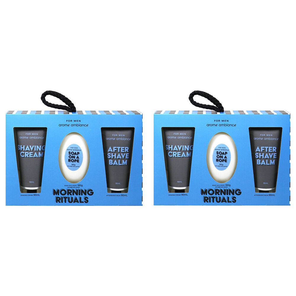 Arome Ambiance Men's Morning Rituals Personal Care Daily Grooming Set (6 Pieces)