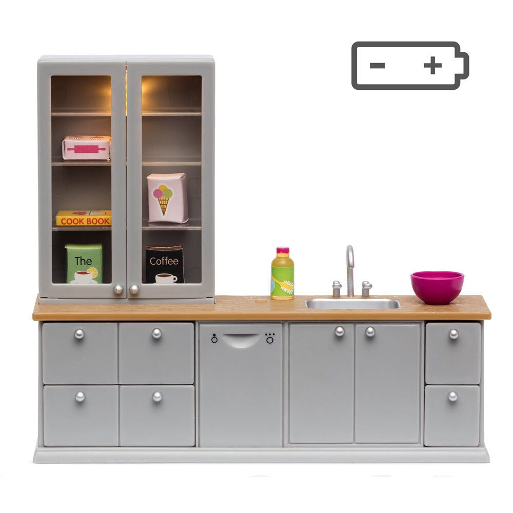 Lundby Micki Wash-up Sink & Dishwasher Miniature Dollhouse Fixture Toy Set 4y+