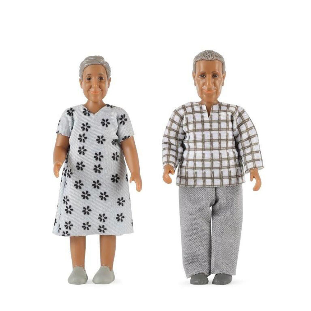 Lundby Nikki Family Grandparents 1:18 Miniature Dollhouse Figure Toy 3y+ (2 Pieces)