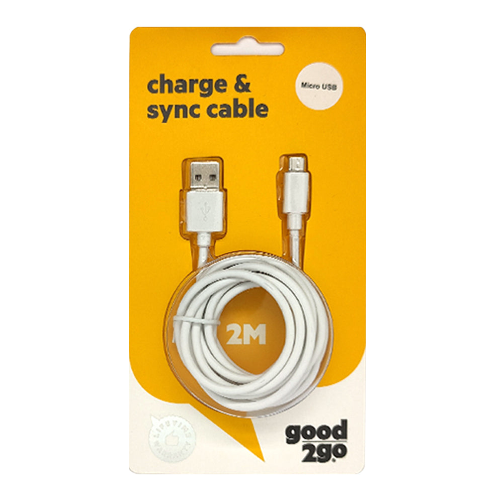 Good 2 GO 2M Micro USB Cable & 3.4A Car Charger Combo for Samsung/Android Phone — image 3