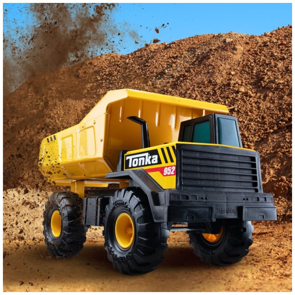 Tonka 3y+ Yellow Steel Classic Mighty Dump Truck Kids Outdoor Toy — image 2