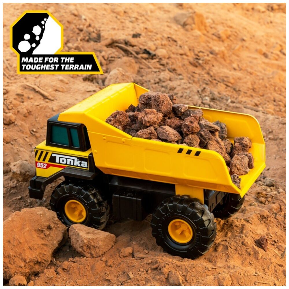 Tonka 3y+ Yellow Steel Classic Mighty Dump Truck Kids Outdoor Toy — image 5