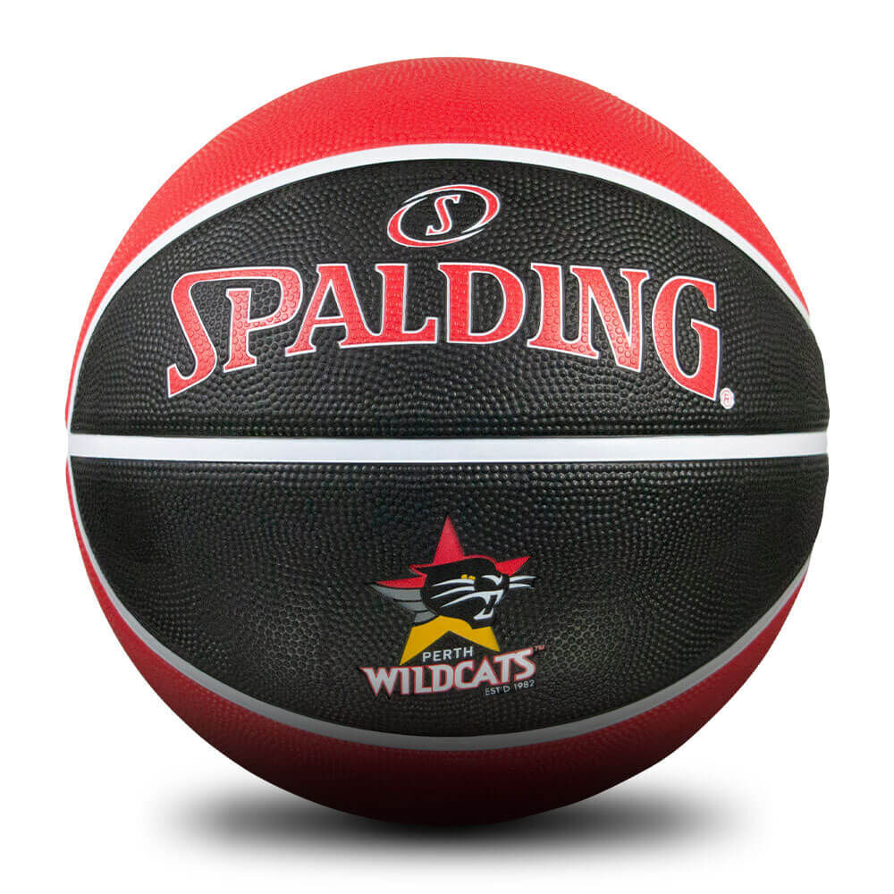 Spalding NBL Team Outdoor Series Rubber Basketball - Perth Wildcats Size 5 (2 Pack) — image 2