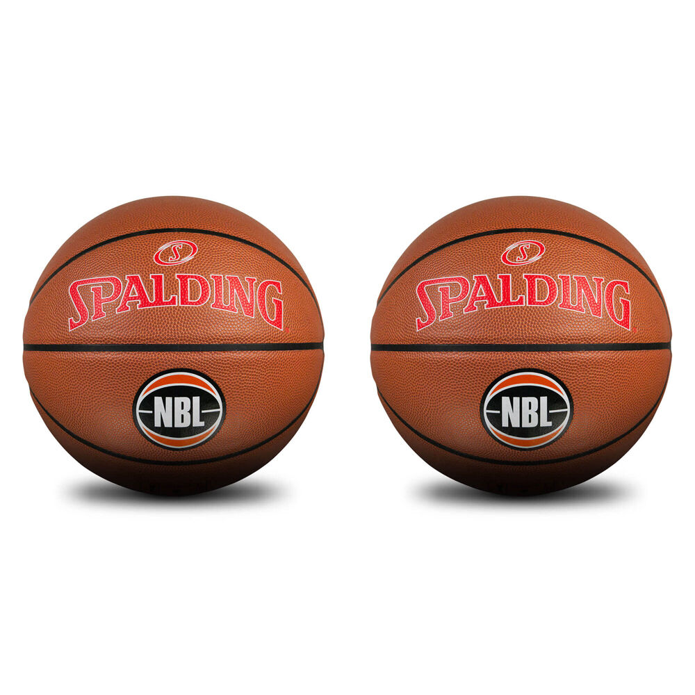 Spalding NBL Team Series Indoor/Outdoor Basketball - Illawarra Hawks Size 7 (2 Pack)