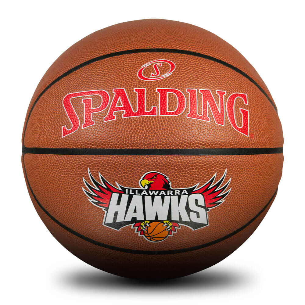 Spalding NBL Team Series Indoor/Outdoor Basketball - Illawarra Hawks Size 7 (2 Pack) — image 3
