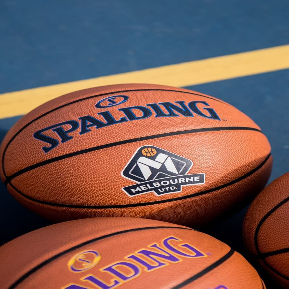 Spalding Size 7 NBL Team Series Indoor/Outdoor Basketball - Melbourne United — image 3