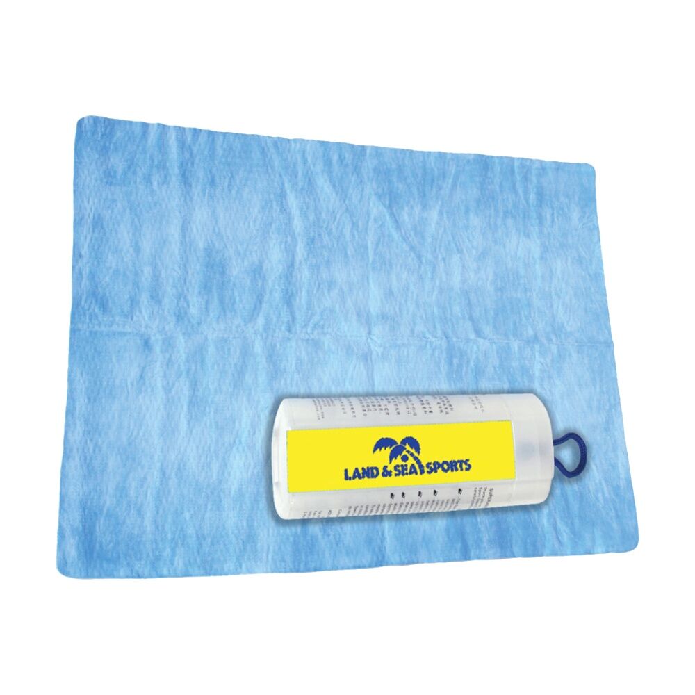 Land & Sea Sports Australia Land & Sea Jumbo Size Sports/Training Microfibre Quick Drying Towel Blue (4 Pack) — image 2