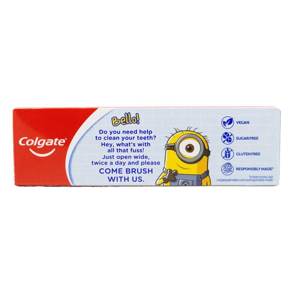 Colgate 90g Kids Toothpaste Minions Fun Mild Mint Flavour Dental Care — image 3