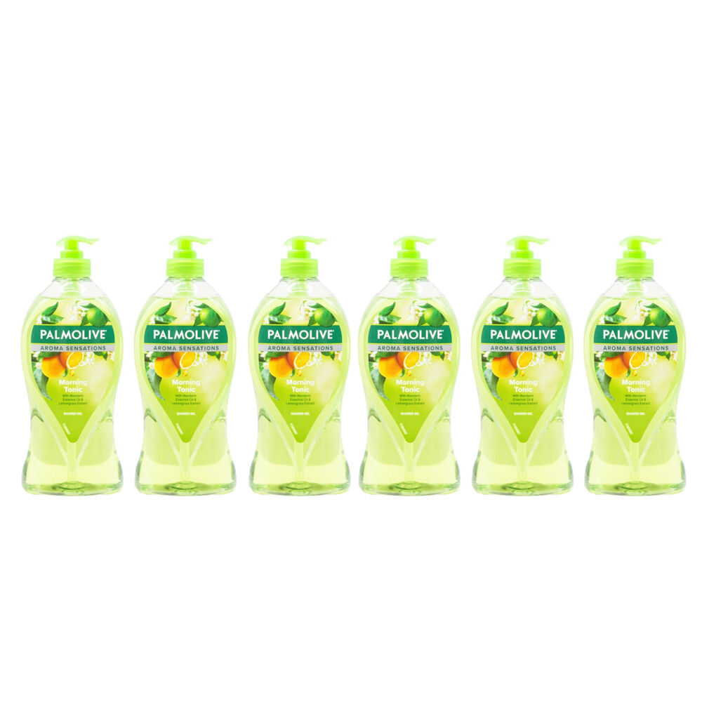 Palmolive Aroma Sensations 750ml Shower Gel Morning Tonic Bath Care (6 Pack)