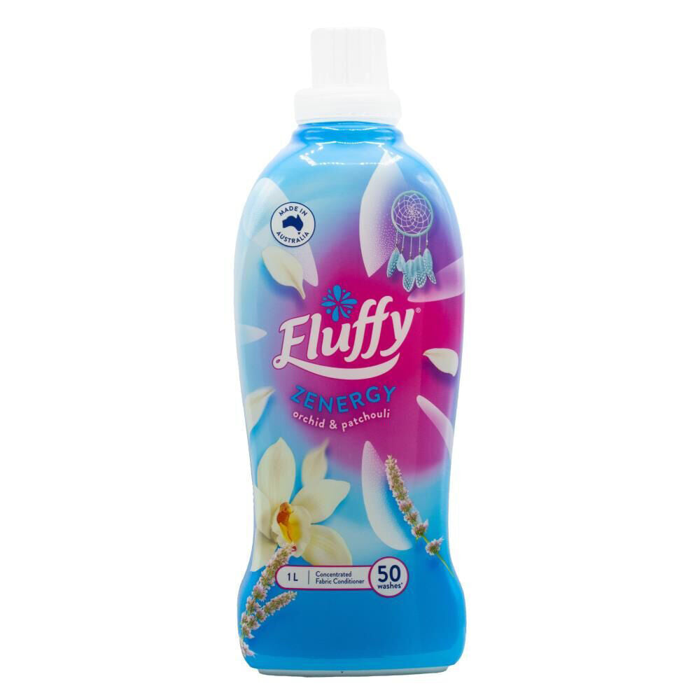 Fluffy Concentrated Fabric Conditioner Zenergy 1L Orchid & Patchouli (8 Pack) — image 2
