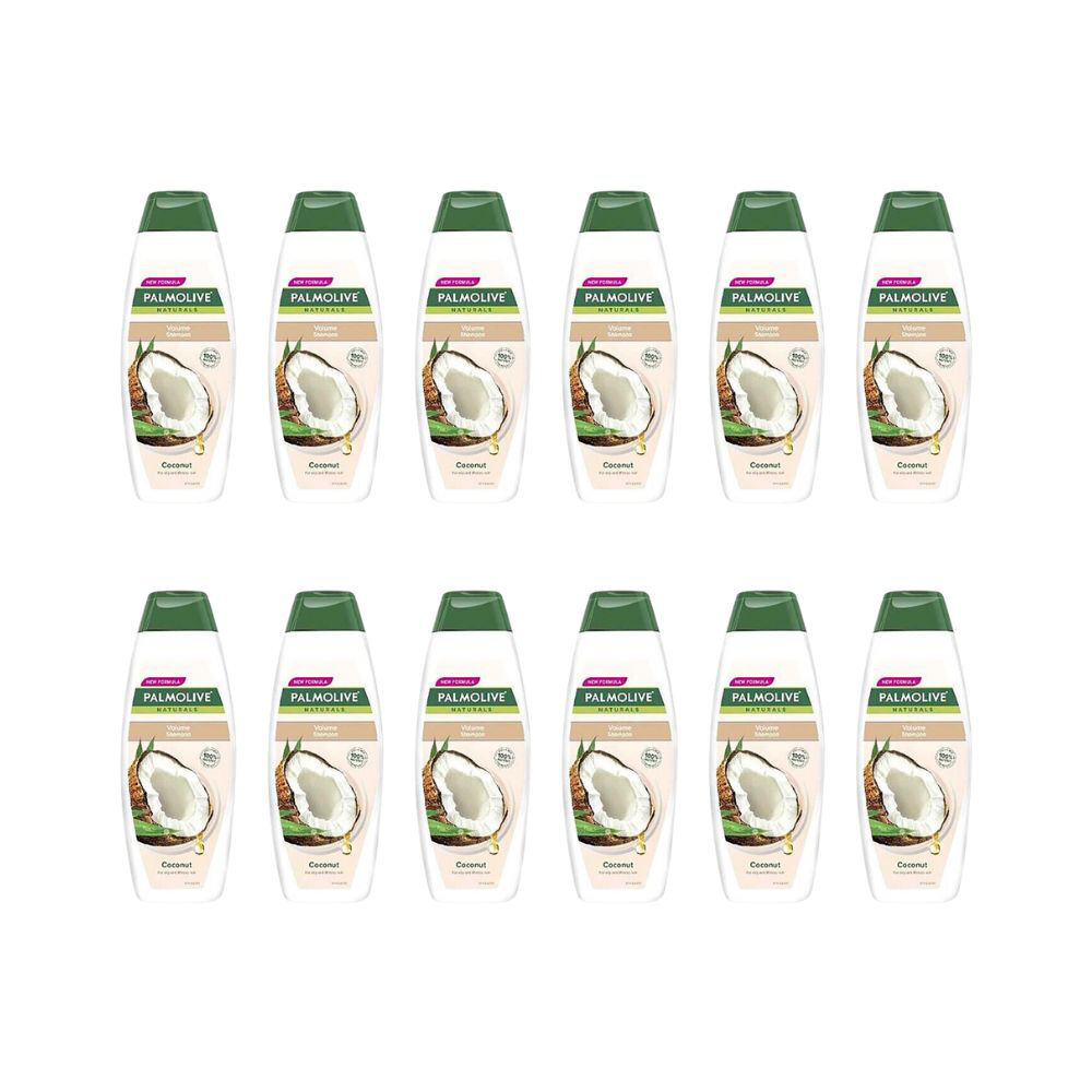 Palmolive Volume Coconut Shampoo 380ml Nourishing For Damaged Hair (12 Pack)