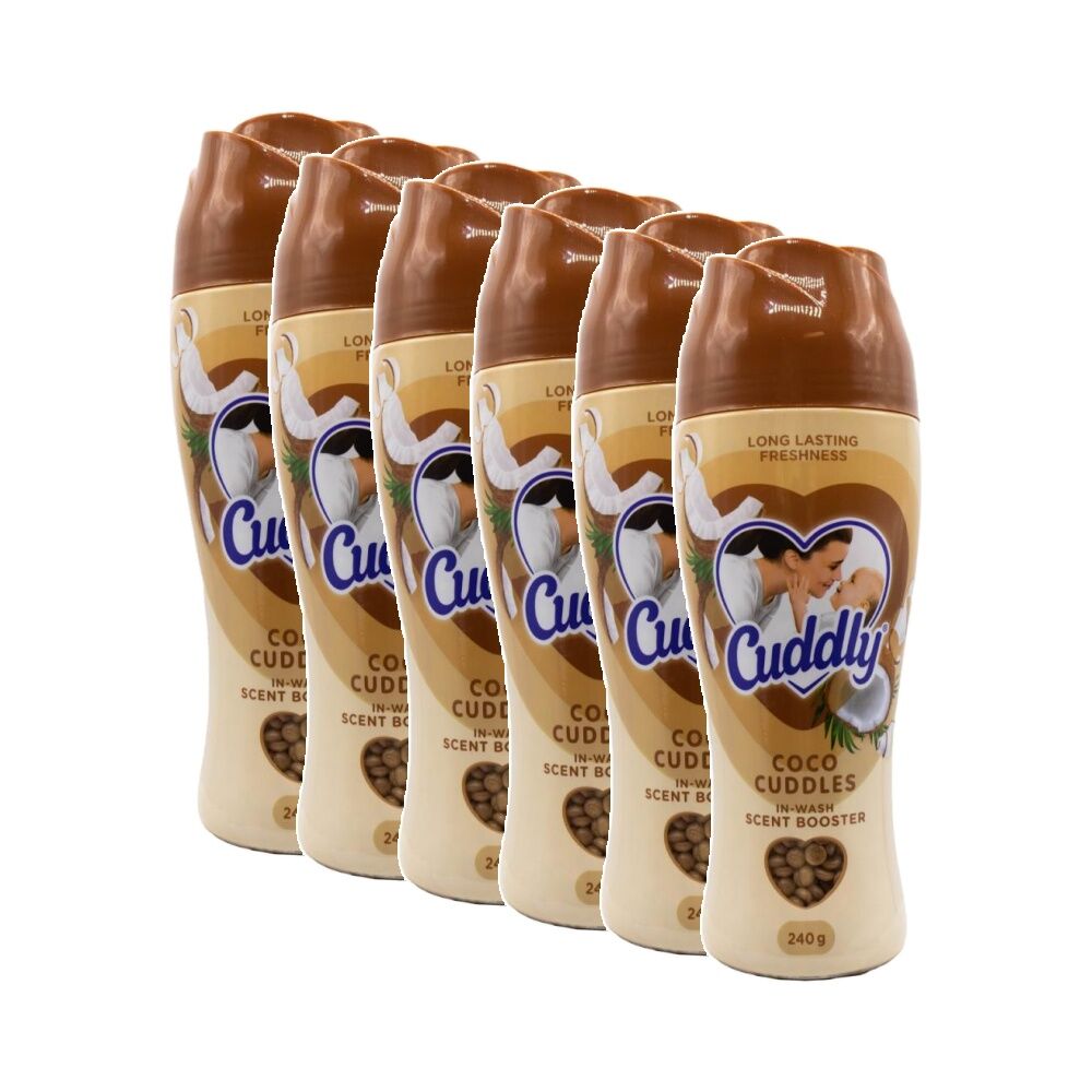 Cuddly In-Wash Scent Booster Pellets Coco Cuddles Coconut Fragrence 240g (6 Pack)